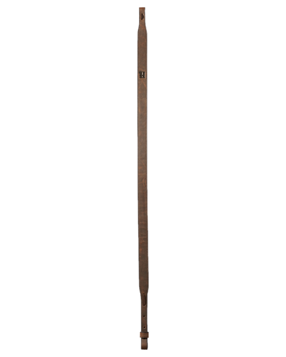 Dark Brown Coloured Harkila Shotgun Sling In Leather on white background #colour_dark-brown