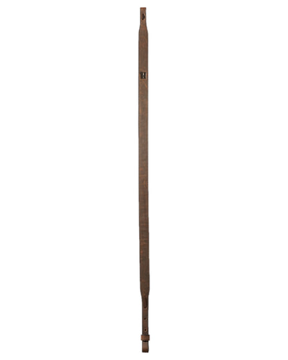 Dark Brown Coloured Harkila Shotgun Sling In Leather on white background #colour_dark-brown