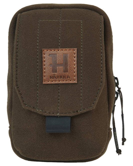 Dark Willow Green Coloured Harkila Utility Pouch on white background #colour_dark-willow-green