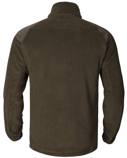 Shadow Brown Coloured Harkila Venjan 2.0 Fleece Jacket on white background #colour_shadow-brown