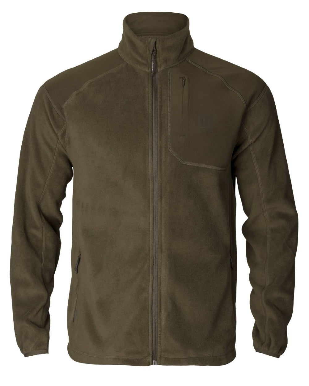 Willow Green Coloured Harkila Venjan 2.0 Fleece Jacket on white background #colour_willow-green