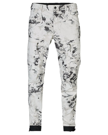 AXIS Snow Coloured Harkila Winter Active WSP Trousers on white background #colour_axis-snow