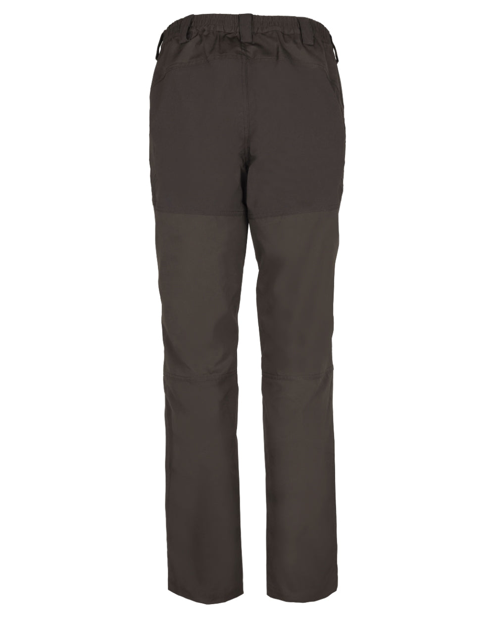 Shadow Brown Coloured Harkila Womens Fjell Trousers on white background #colour_shadow-brown