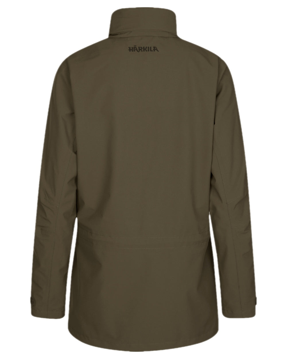 Willow Green Coloured Harkila Womens Orton Tech HWS Jacket on white background #colour_willow-green