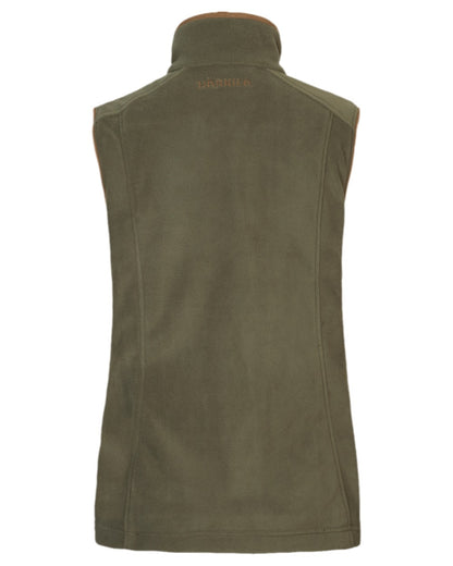 Grape Leaf Coloured Harkila Womens Sandhem 200 Fleece Waistcoat on white background #colour_grape-leaf