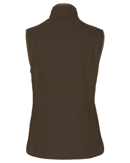 Forest Green Coloured Harkila Womens Sandhem Pro Waistcoat on white background #colour_forest-green