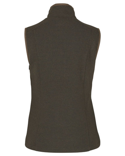 Willow Green Coloured Harkila Womens Sandhem Pro Waistcoat on white background #colour_willow-green