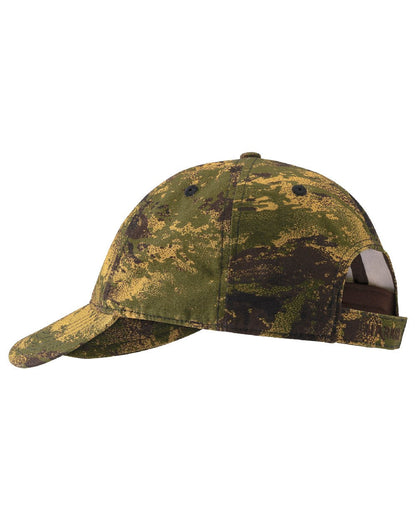 AXIS Forest coloured Harkila Modi Camo Cap on white background #colour_axis-forest