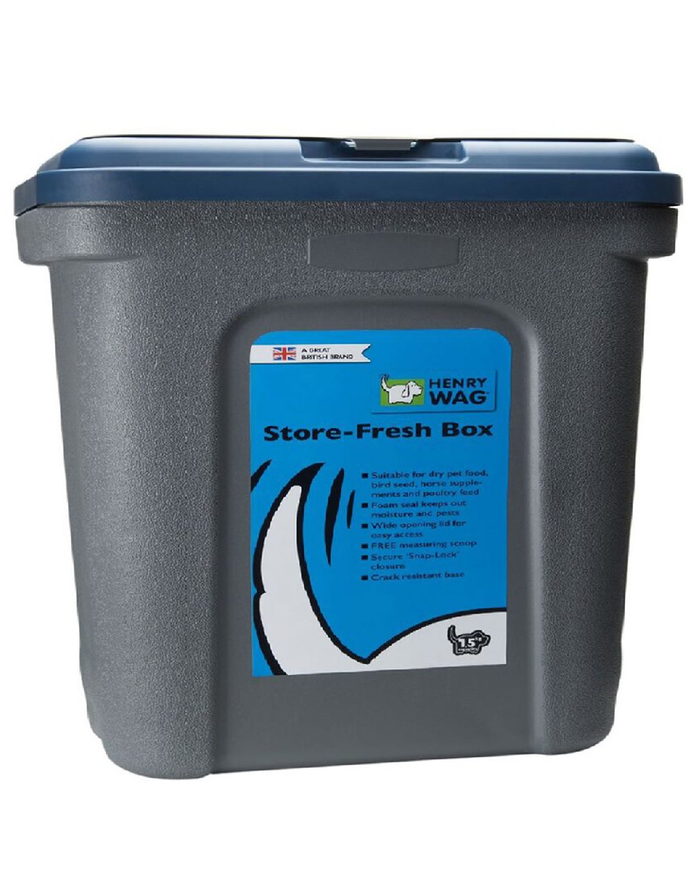 Blue Grey coloured Henry Wag Store Fresh on white background #colour_blue-grey