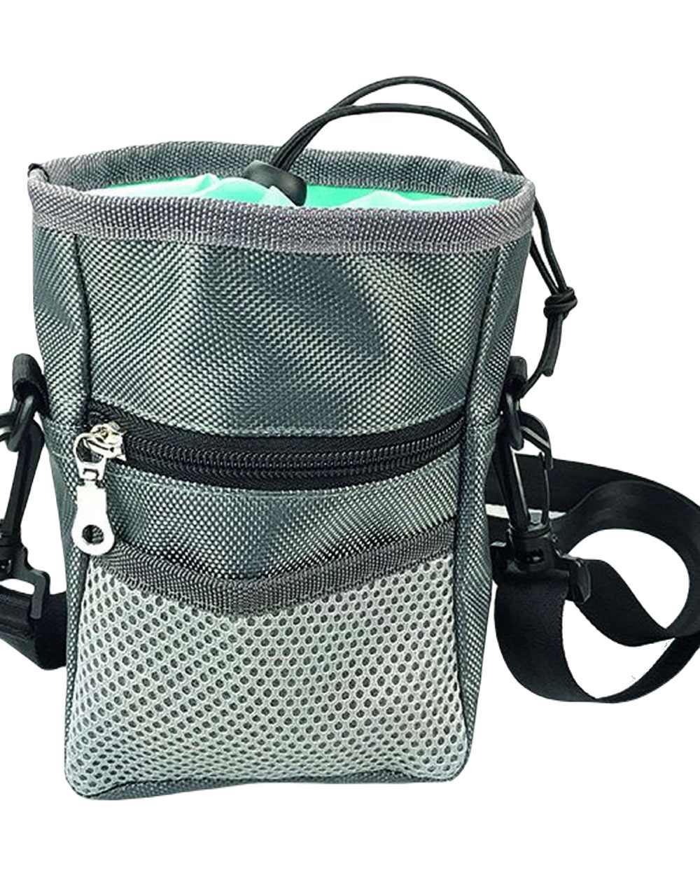 Grey coloured Henry Wag Treat Travel Bag on white background #colour_grey