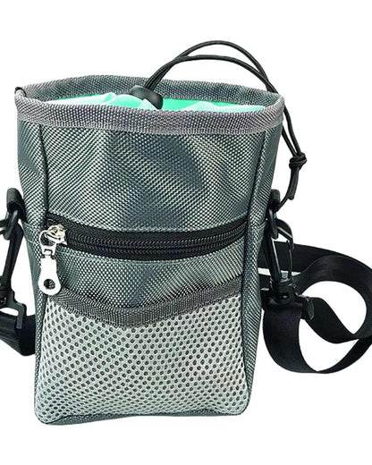 Grey coloured Henry Wag Treat Travel Bag on white background #colour_grey