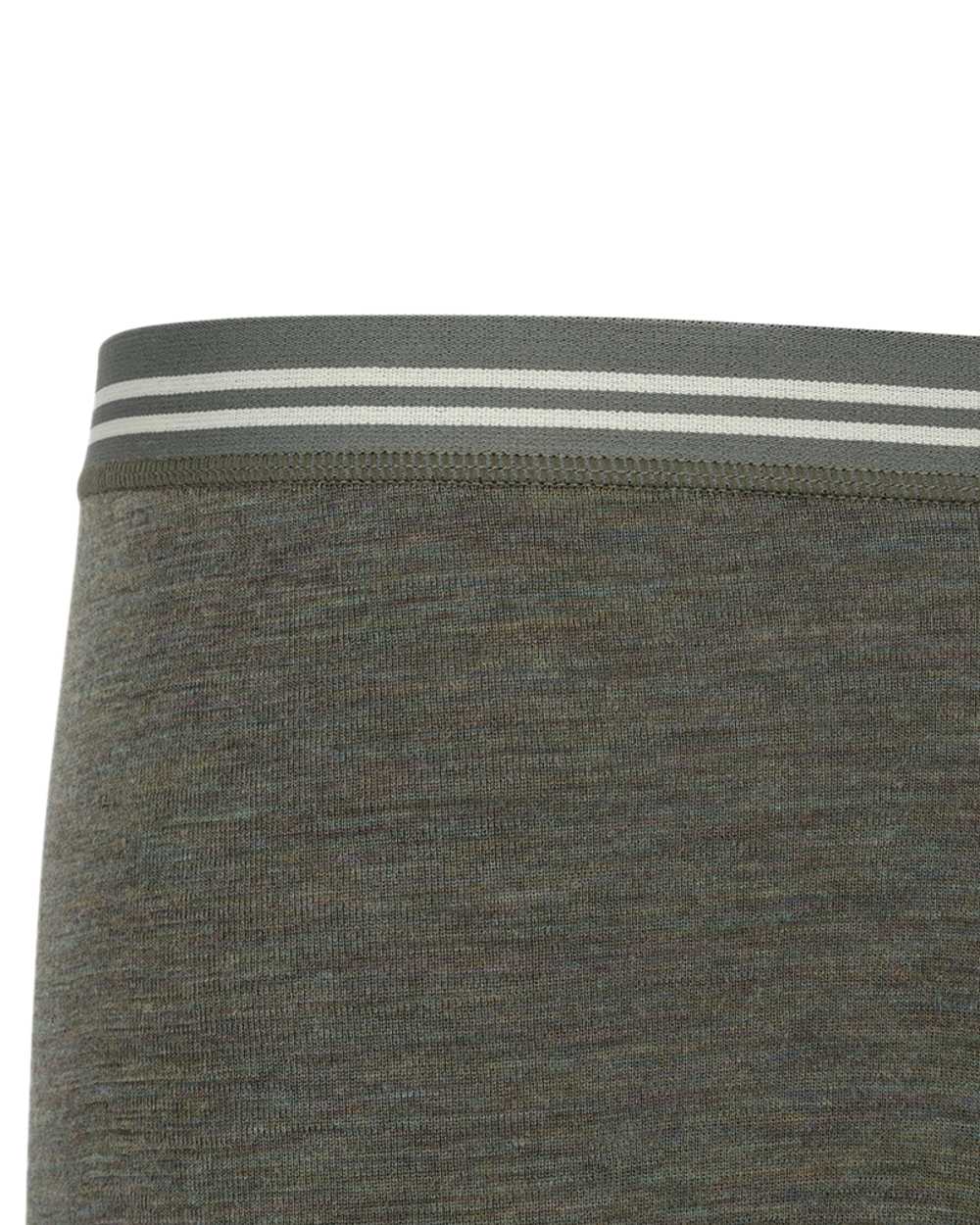 Green Coloured Hoggs of Fife 100% Merino Wool Long Pants on white background #colour_green