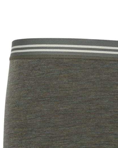Green Coloured Hoggs of Fife 100% Merino Wool Long Pants on white background #colour_green