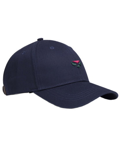 Navy coloured Hoggs of Fife 1888 Baseball Cap on white background #colour_navy