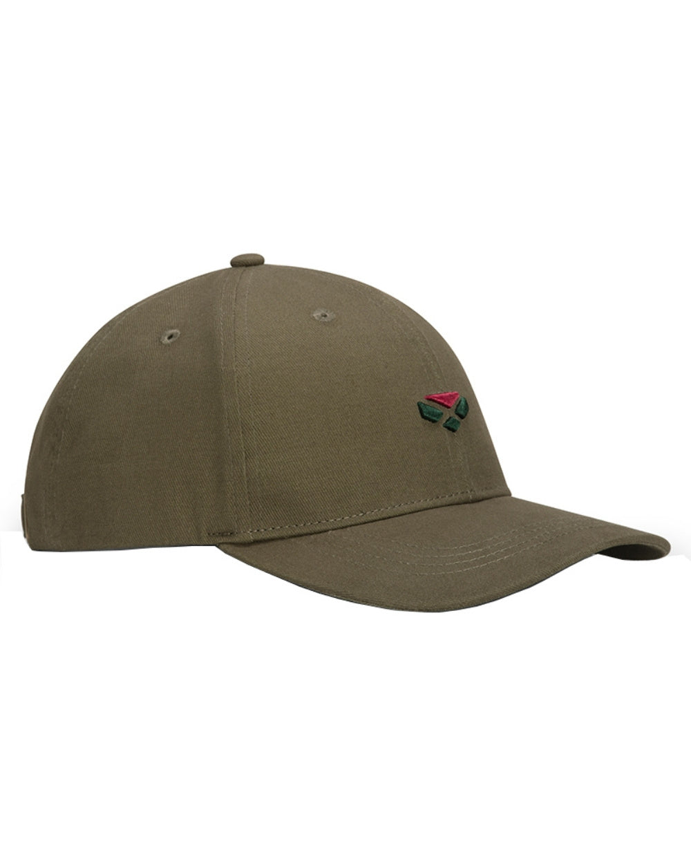 Olive Coloured Hoggs of Fife 1888 Baseball Cap on white background #colour_olive