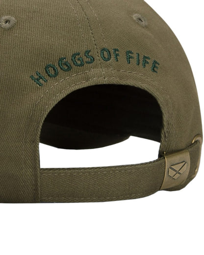 Olive Coloured Hoggs of Fife 1888 Baseball Cap on white background #colour_olive