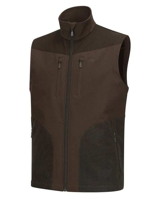 Green Coloured Hoggs of Fife Ardross 4-Way Active Gilet on white background #colour_green