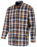 Navy Brown Check