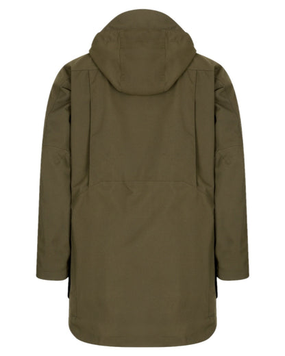 Green Coloured Hoggs of Fife Ballater Waterproof Field Jacket on white background #colour_green