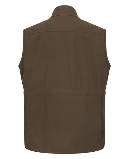 Green Coloured Hoggs of Fife Ballater Waterproof Field Waistcoat on white background #colour_green