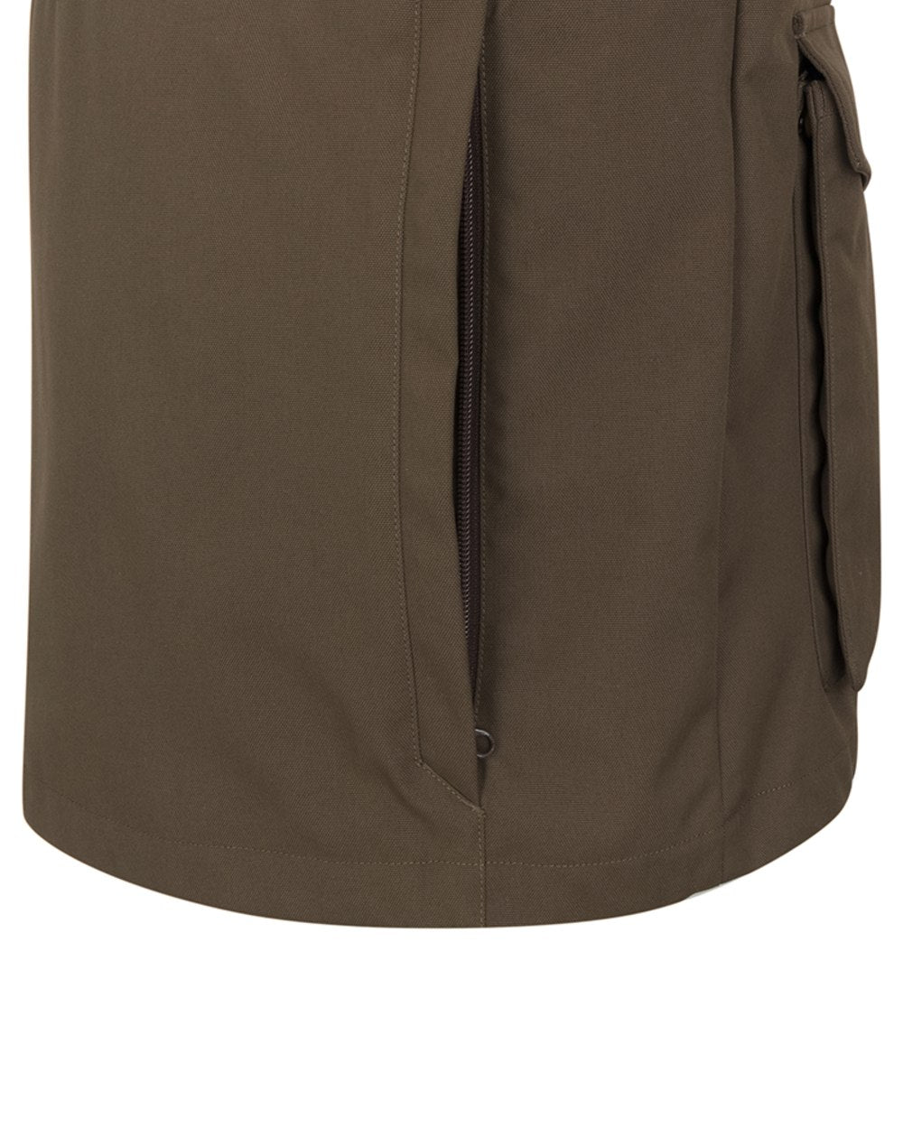 Green Coloured Hoggs of Fife Ballater Waterproof Field Waistcoat on white background #colour_green