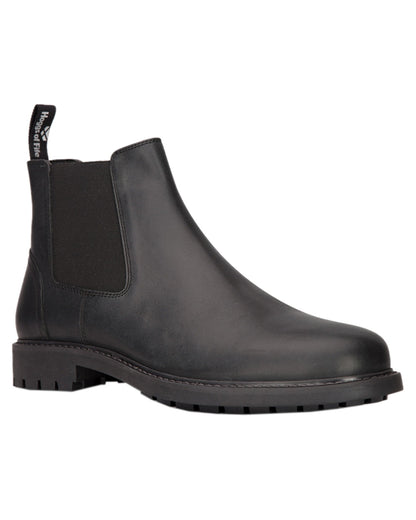 Black Coloured Hoggs of Fife Banff Country Dealer Boots on white background #colour_black