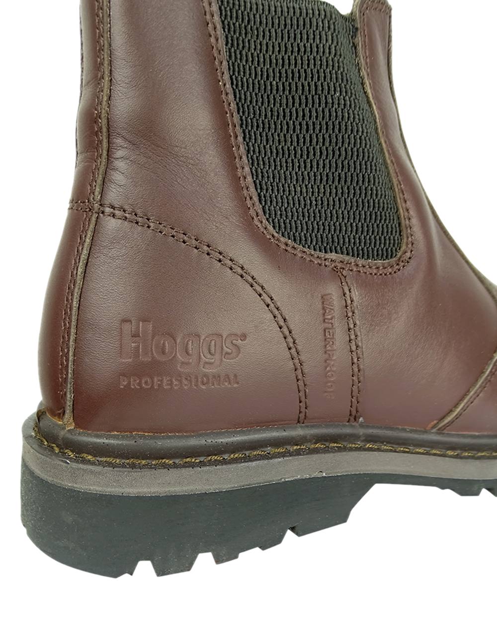 Brown Coloured Hoggs of Fife Brown Zeus Safety Dealer Boots on white background #colour_brown
