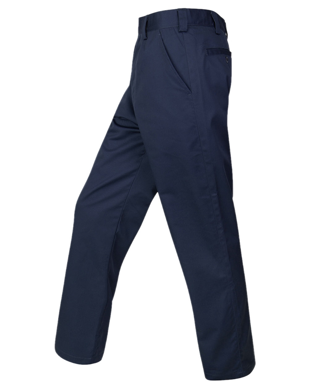 Navy Coloured Hoggs of Fife Bushwhacker Unlined Trousers on white background #colour_navy