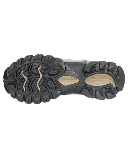 Navy Coloured Hoggs of Fife Cairn Pro Waterproof Hiking Shoes on white background #colour_navy