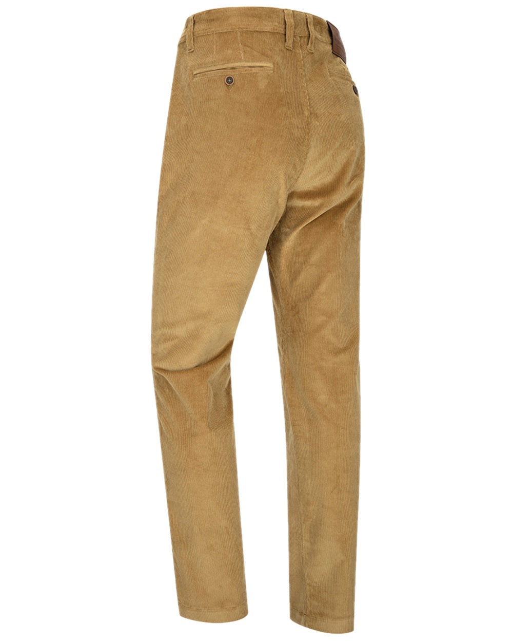 Harvest Coloured Hoggs of Fife Cairnie Comfort Stretch Cord Trousers on white background #colour_harvest