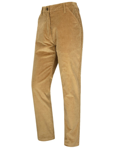 Harvest Coloured Hoggs of Fife Cairnie Comfort Stretch Cord Trousers on white background #colour_harvest