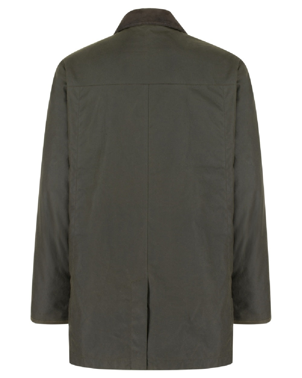 Olive Coloured Hoggs of Fife Caledonia Waxed Jacket on white background #colour_olive