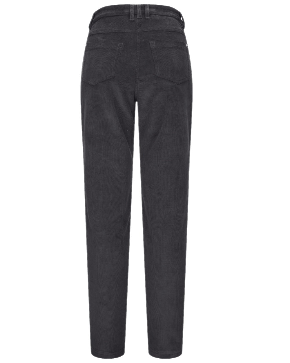 Smokey Grey Coloured Hoggs of Fife Ceres Ladies Stretch Cord Jeans on white background #colour_smokey-grey