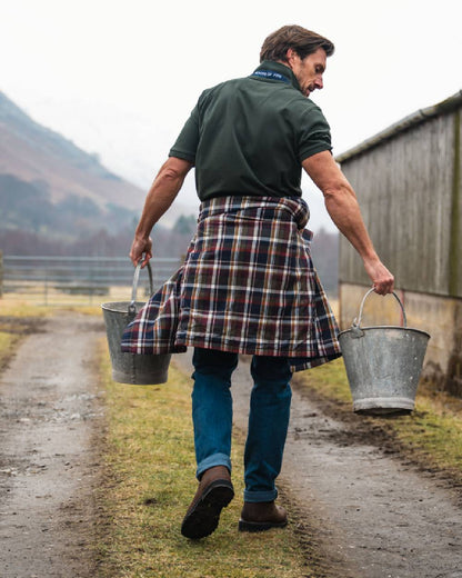 Stonewash Coloured Hoggs of Fife Clyde Comfort Denim Jeans on countryside background #colour_stonewash