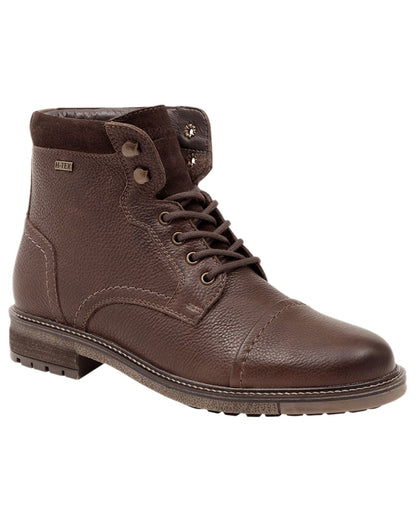 Hickory Brown Coloured Hoggs of Fife Cruden Waterproof Thermal Boot on white background #colour_hickory-brown