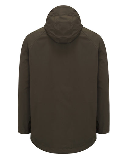 Fern Green coloured Hoggs of Fife Culloden Waterproof Field Jacket on white background #colour_fern-green