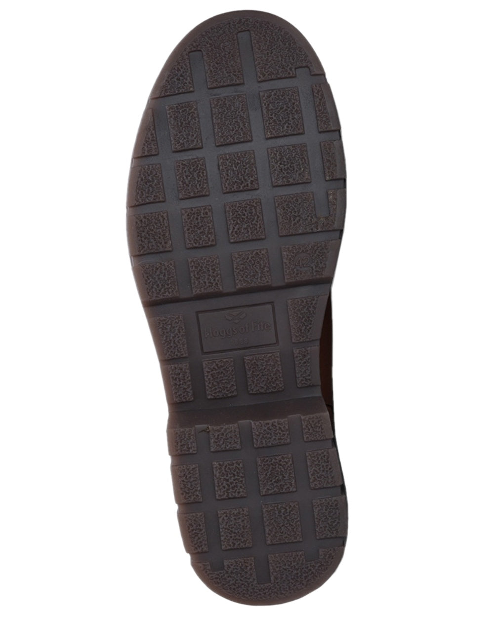 Dark Brown Coloured Hoggs of Fife Dalmeny Dealer Boots on white background #colour_dark-brown