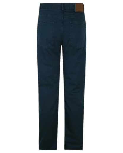 Navy Coloured Hoggs of Fife Dingwall Jeans on white background #colour_navy