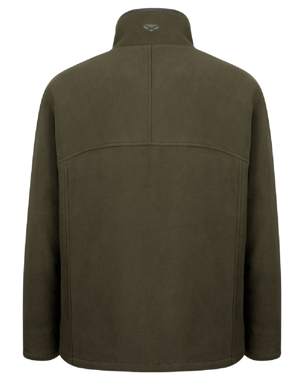 Green Coloured Hoggs of Fife Ghillie II Padded Waterproof Fleece Jacket on white background #colour_green