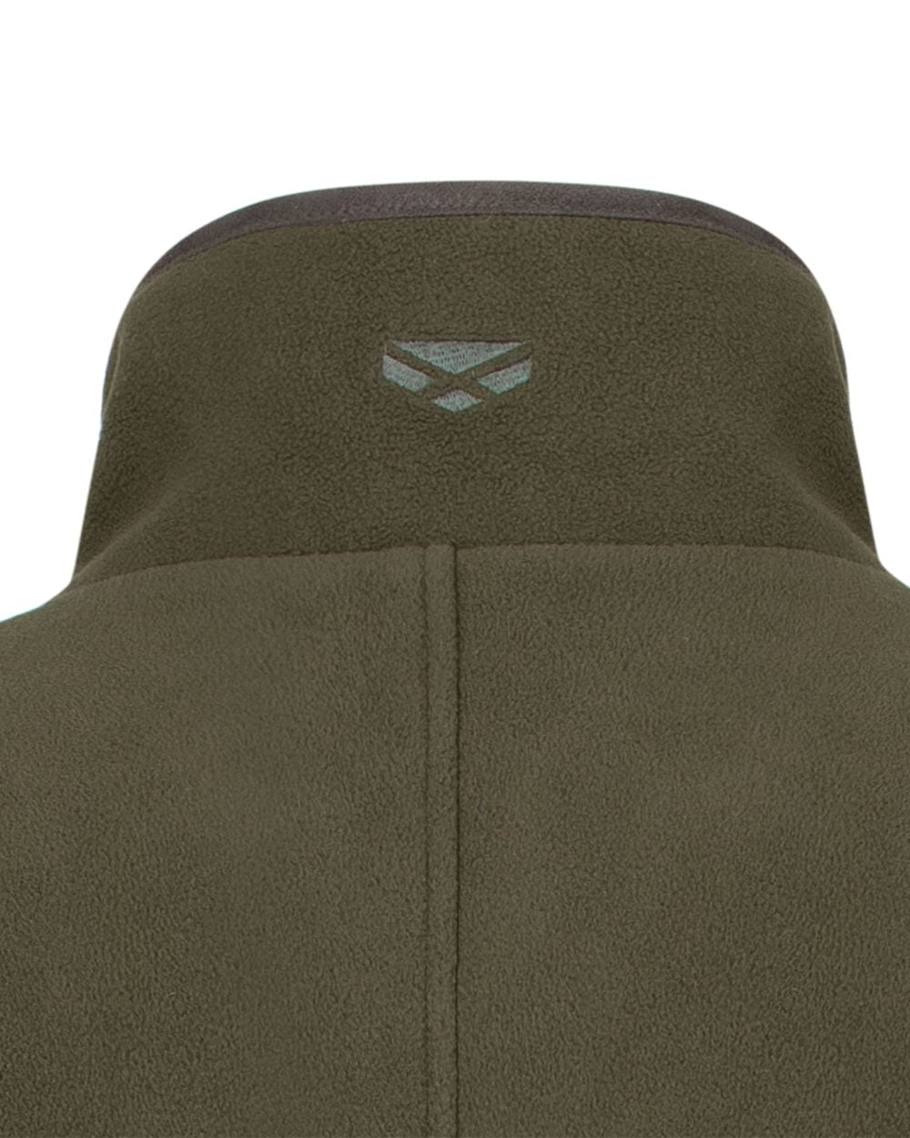 Green Coloured Hoggs of Fife Ghillie II Padded Waterproof Fleece Jacket on white background #colour_green