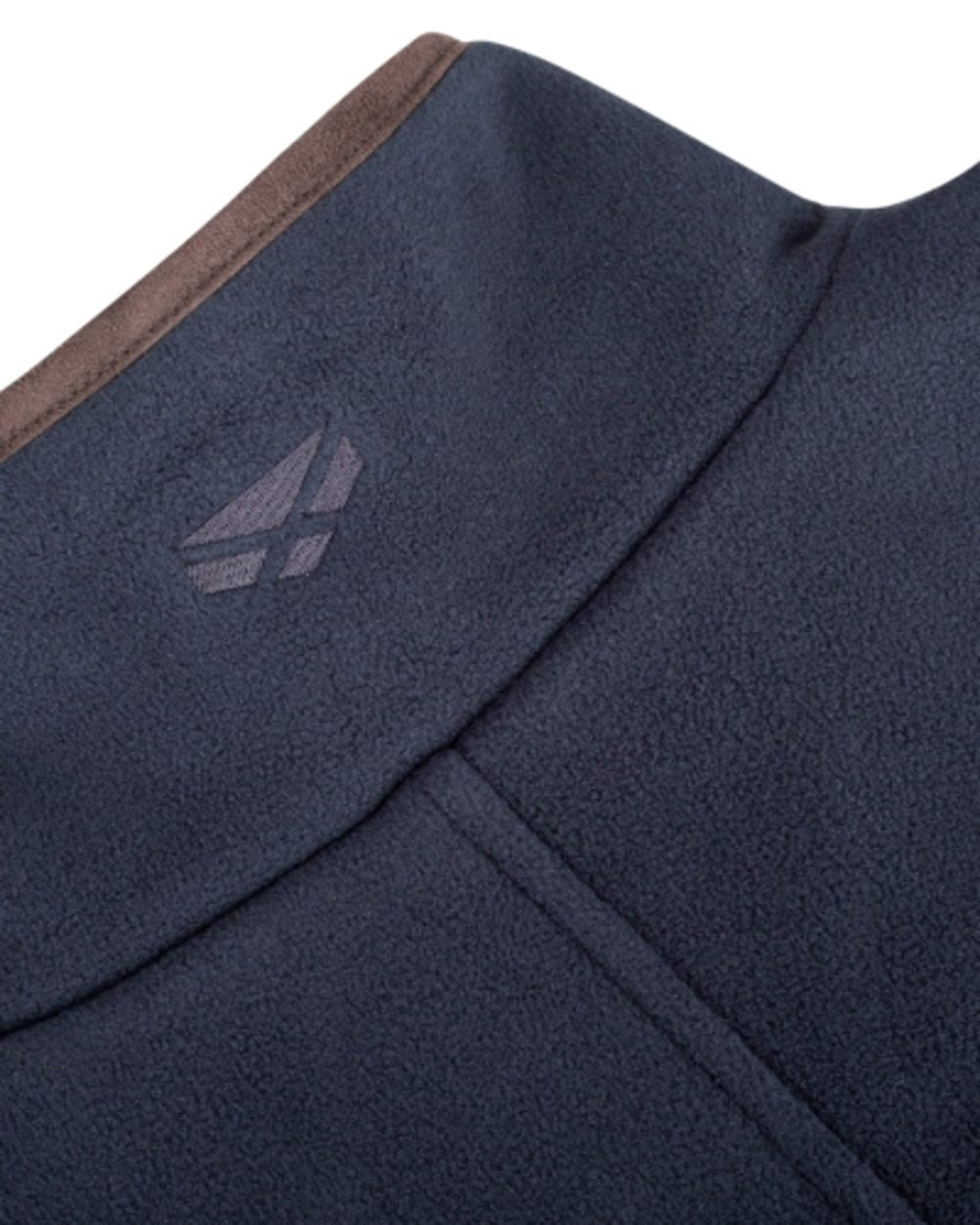 Navy Coloured Hoggs of Fife Ghillie II Padded Waterproof Fleece Jacket on white background #colour_navy