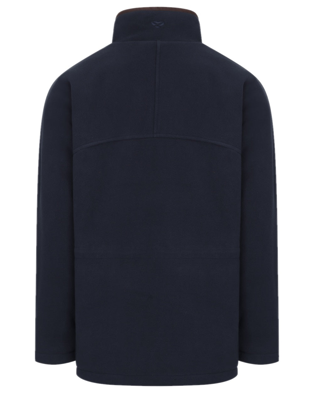 Navy Coloured Hoggs of Fife Ghillie II Padded Waterproof Fleece Jacket on white background #colour_navy