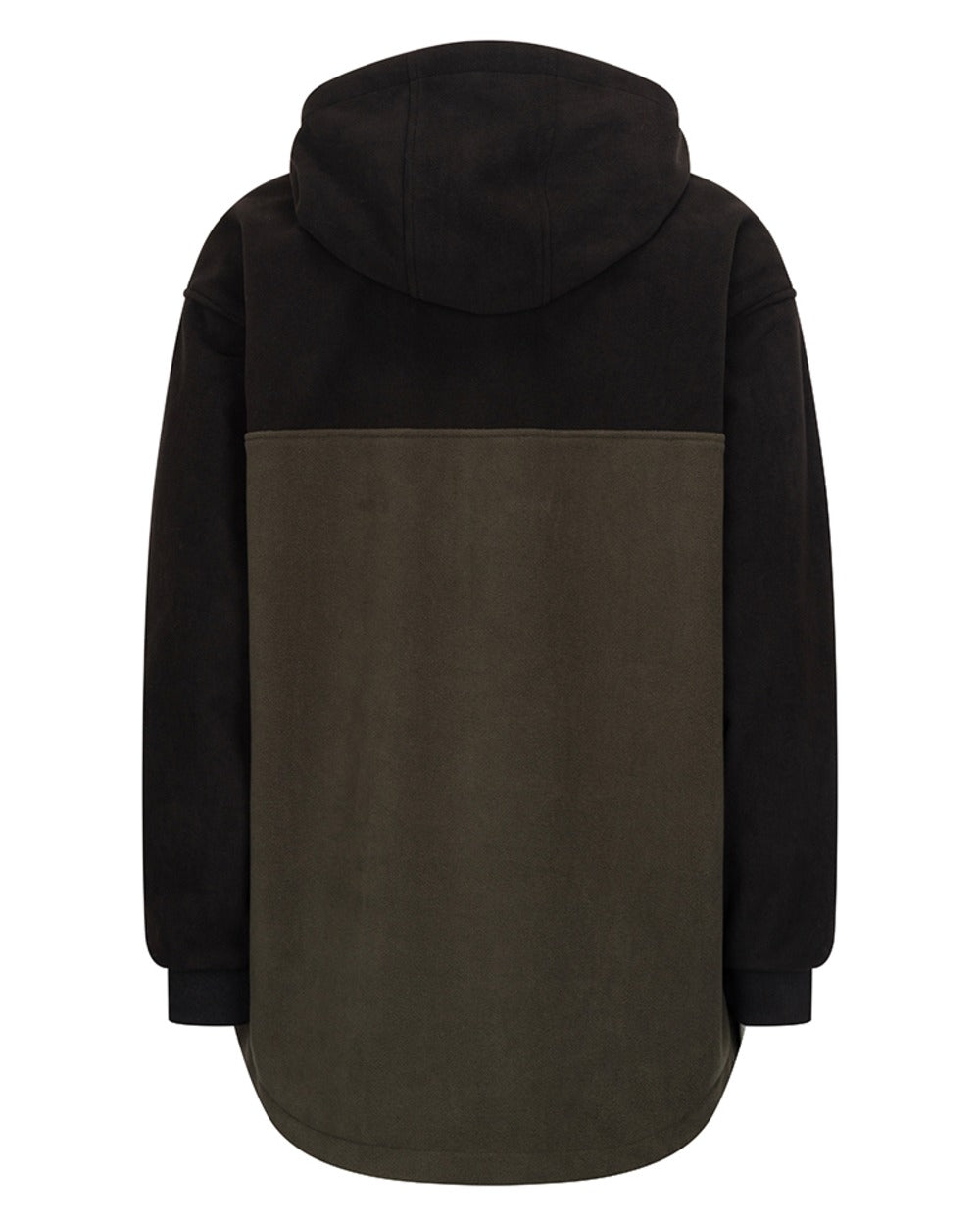 Green Coloured Hoggs of Fife Green King II Stormproof Bonded Hoodie on white background #colour_green