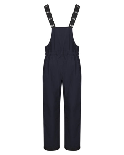 Navy Coloured Hoggs of Fife Green King II Waterproof Bib & Brace on white background #colour_navy