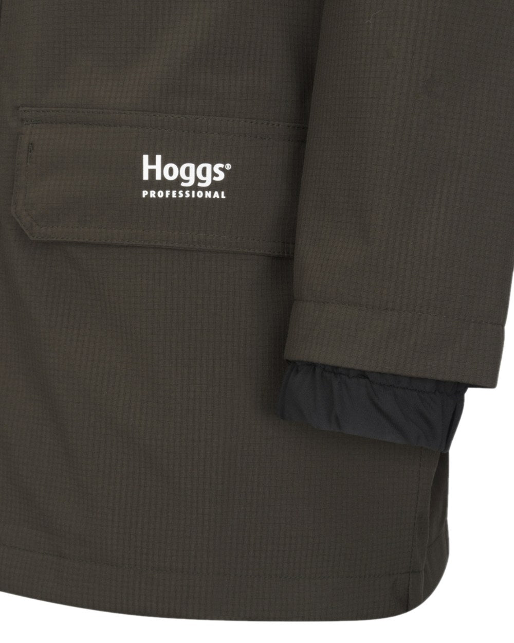 Green Coloured Hoggs of Fife Green King II Waterproof Jacket on white background #colour_green