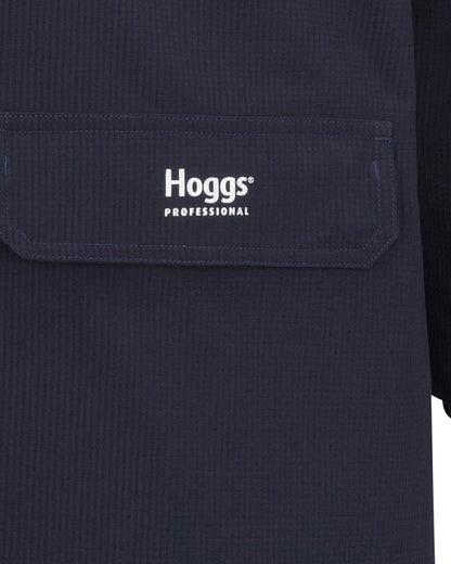 Navy Coloured Hoggs of Fife Green King II Waterproof Jacket on white background #colour_navy
