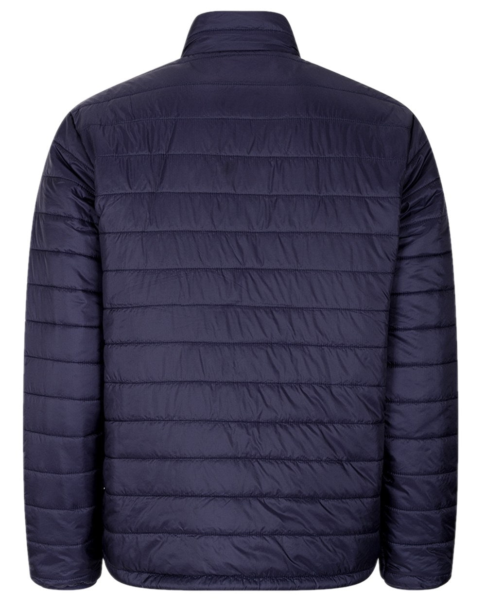 Navy Merlot Coloured Hoggs of Fife Kingston Lightweight Quilted Jacket on white background #colour_navy-merlot