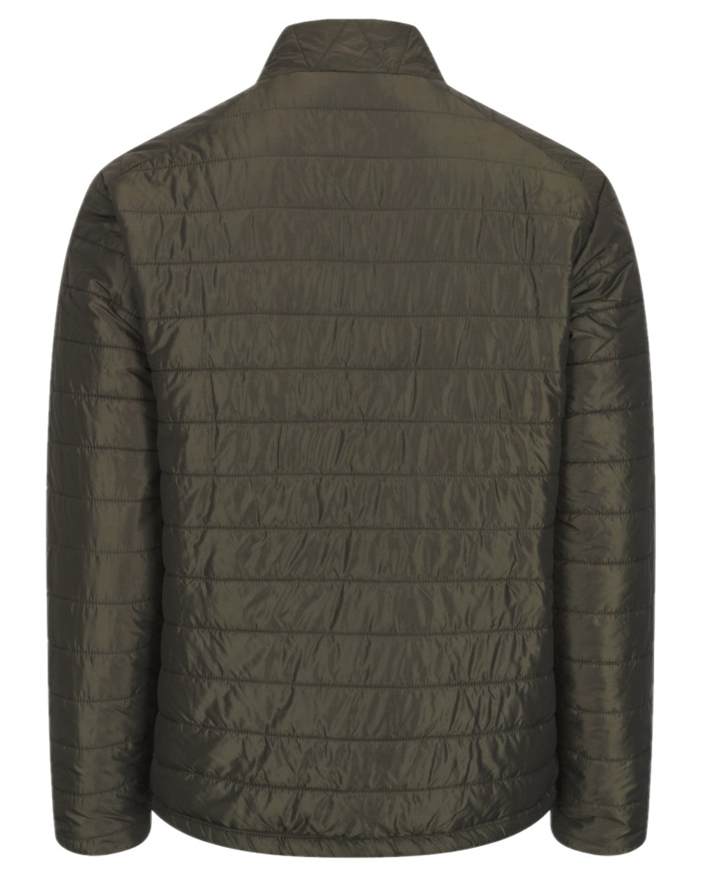 Olive Merlot Coloured Hoggs of Fife Kingston Lightweight Quilted Jacket on white background #colour_olive-merlot