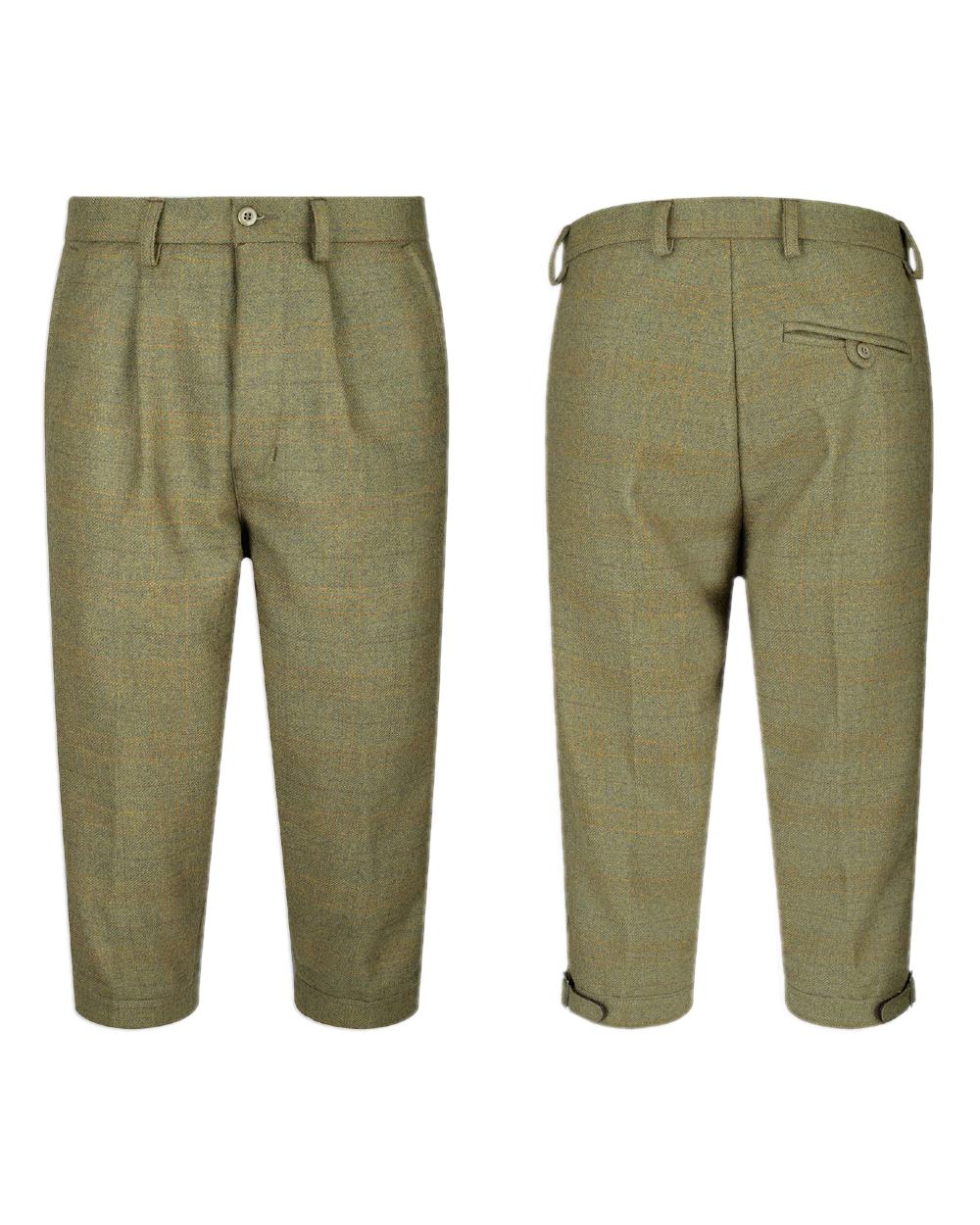 Autumn Bracken Coloured Hoggs of Fife Kinloch Tweed Breeks on white background #colour_autumn-bracken
