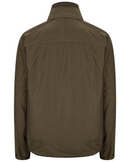 Green Brown Coloured Hoggs of Fife Kinross II Waterproof Field Jacket on white background #colour_green-brown